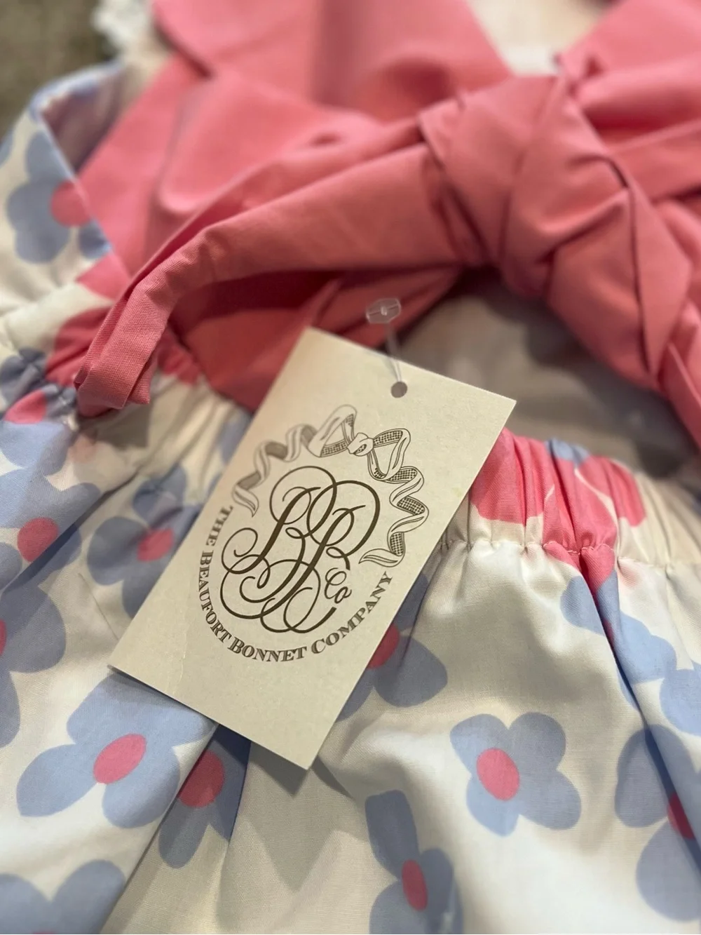 The Beaufort Bonnet Company floral sunsuit. New with tags.